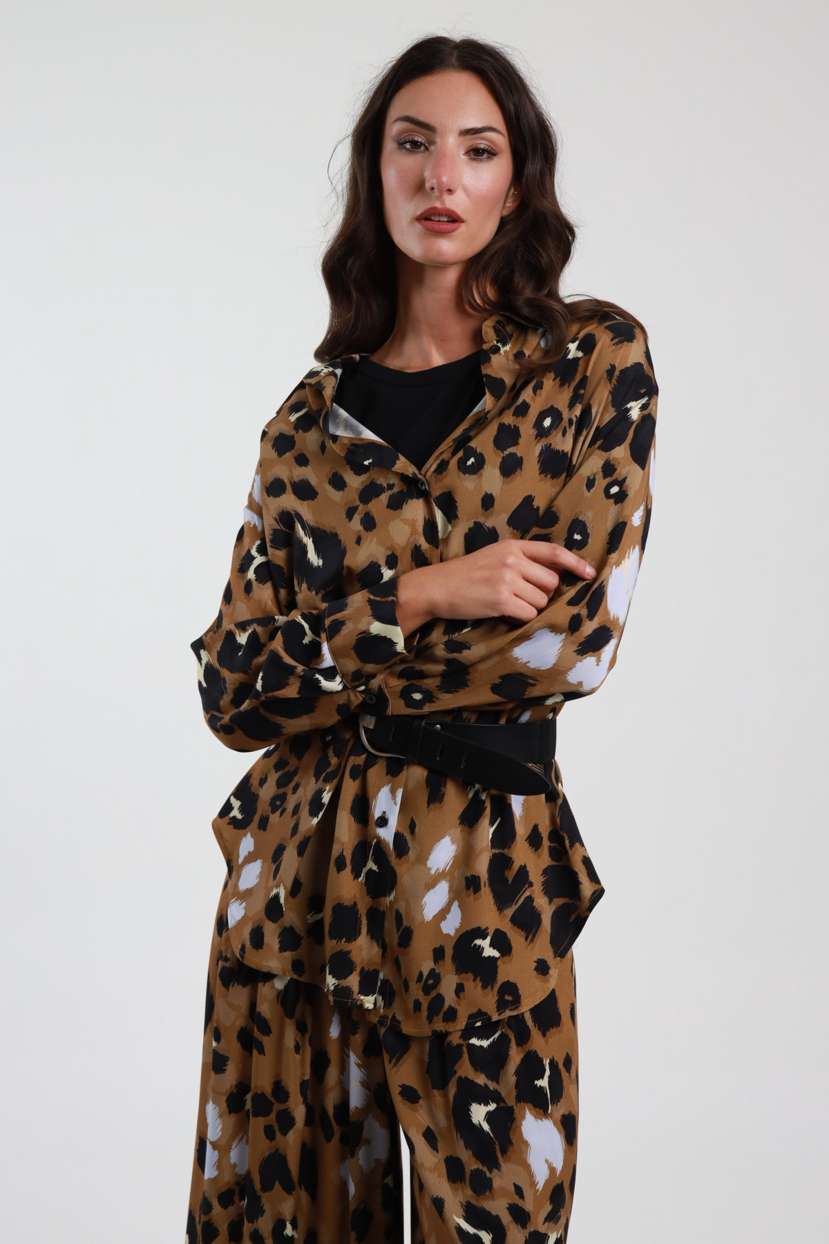 Camicia animalier clearance