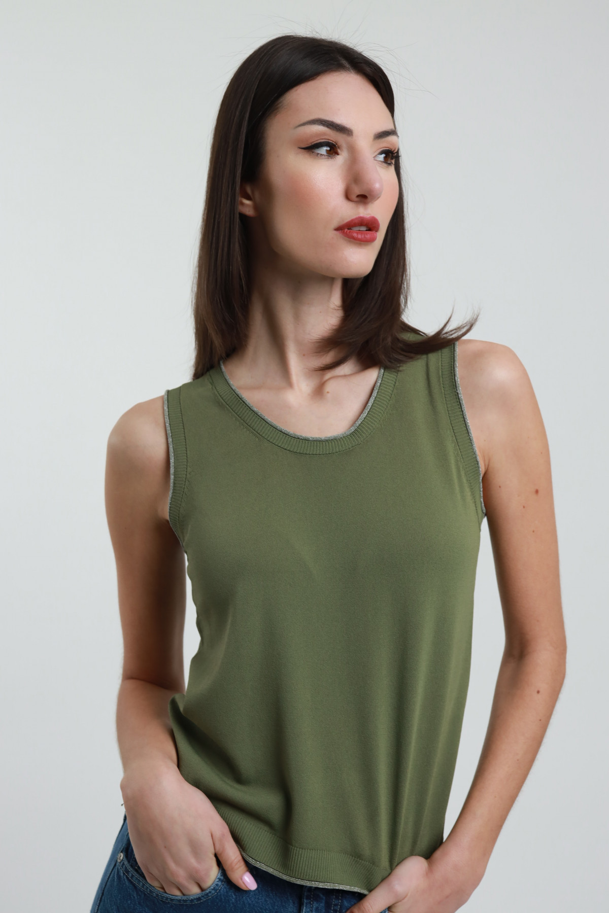 Lurex tank top