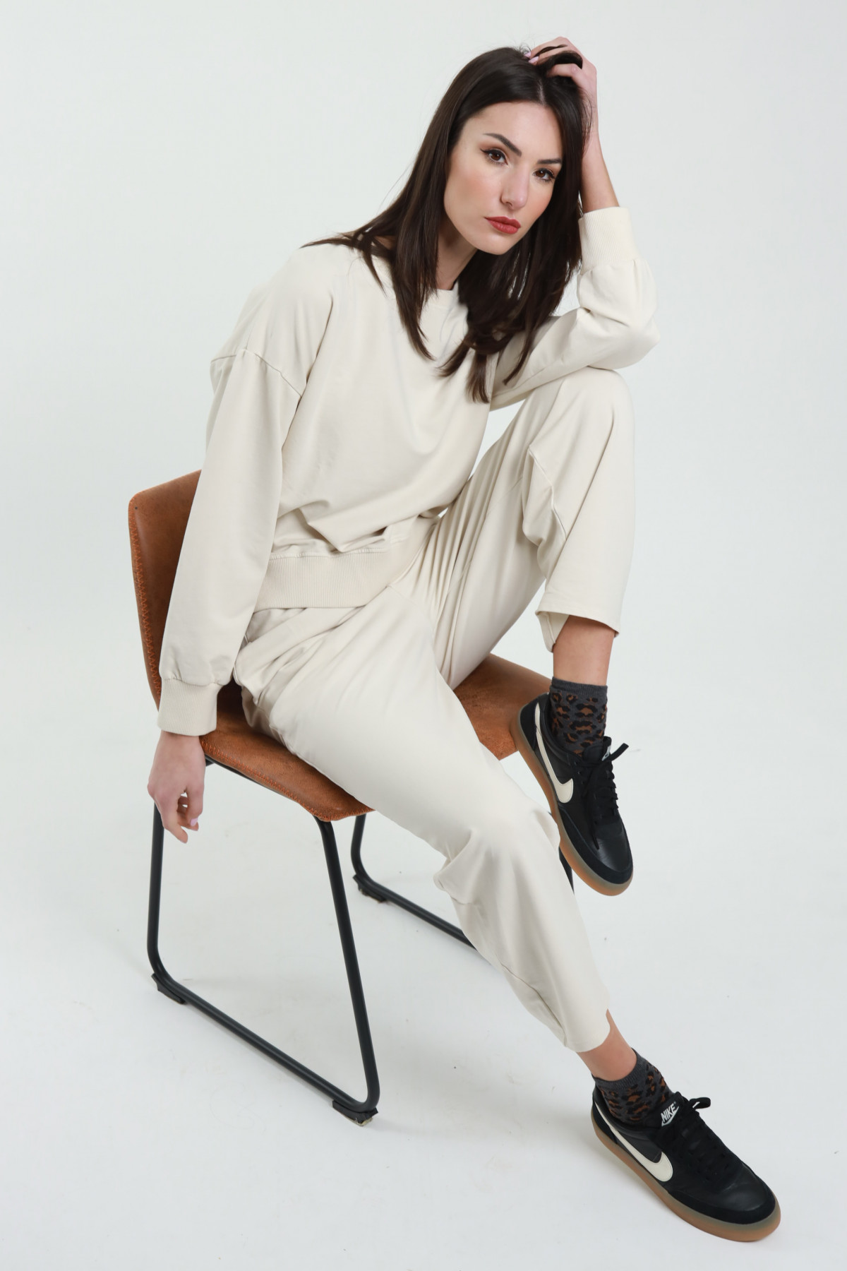 Complete in tracksuit