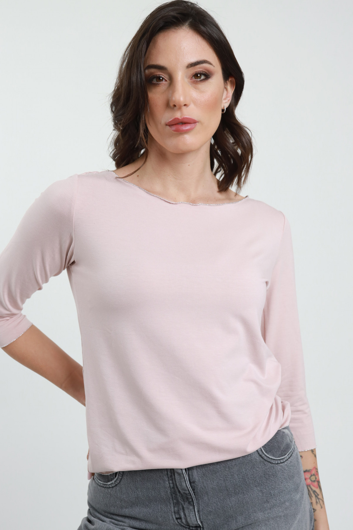 Maglia Barchetta Lurex