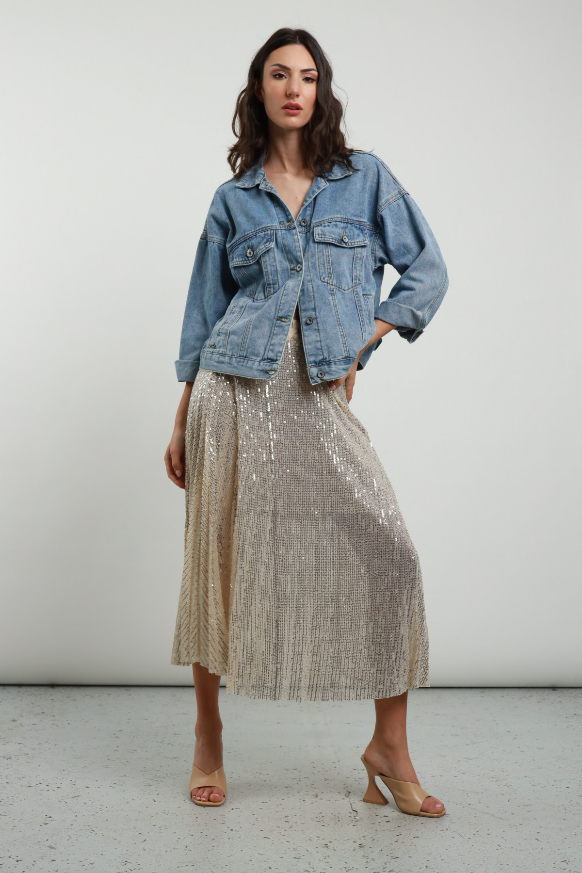 Sequin skirt