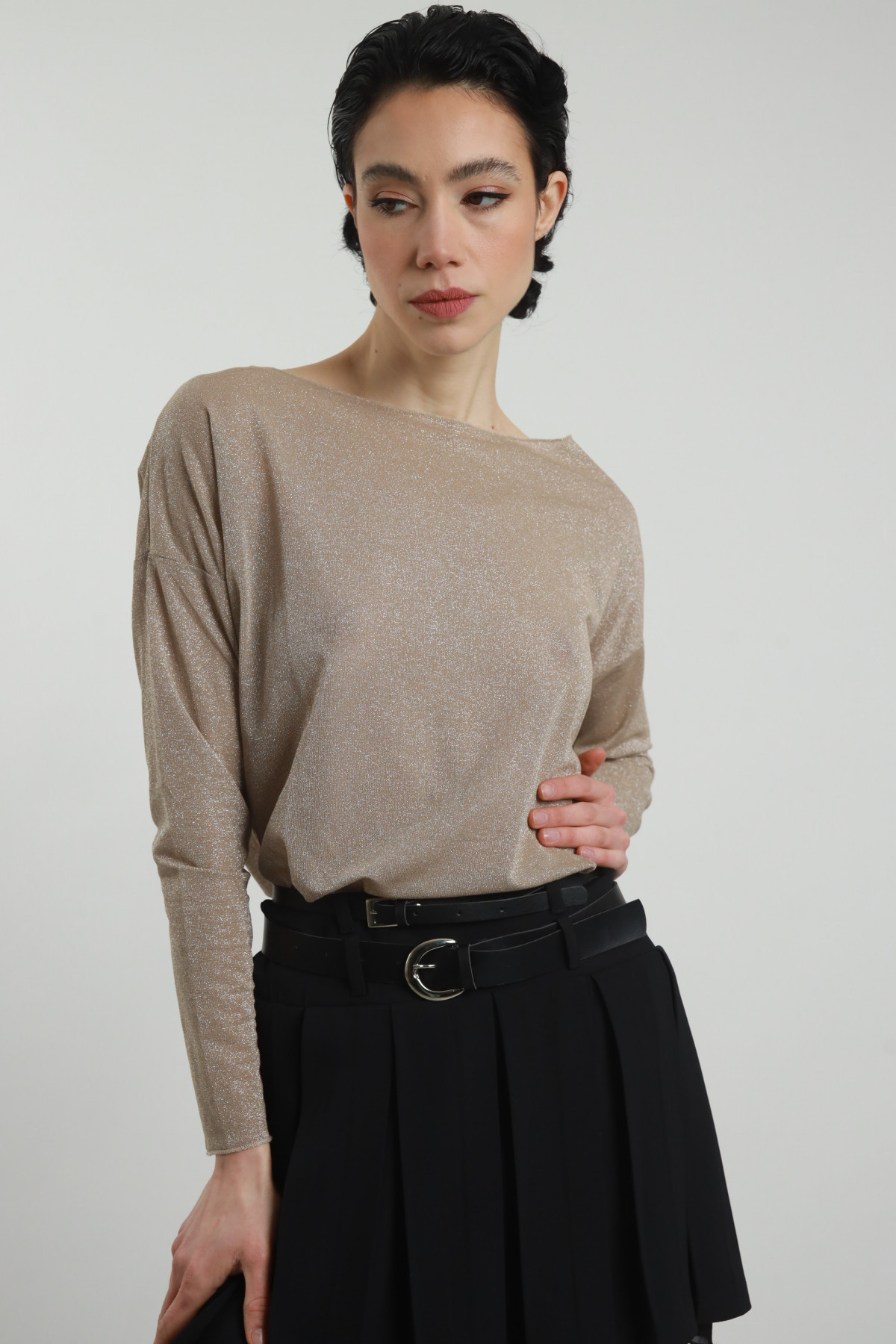 Lurex t-shirt