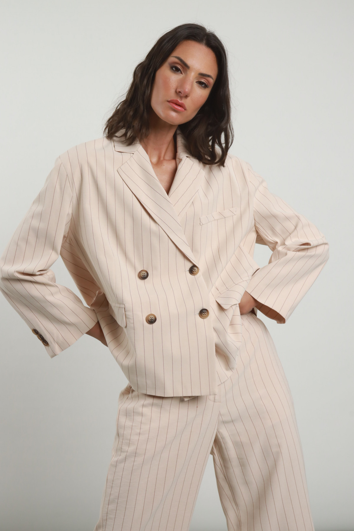 Gessa double -breasted jacket