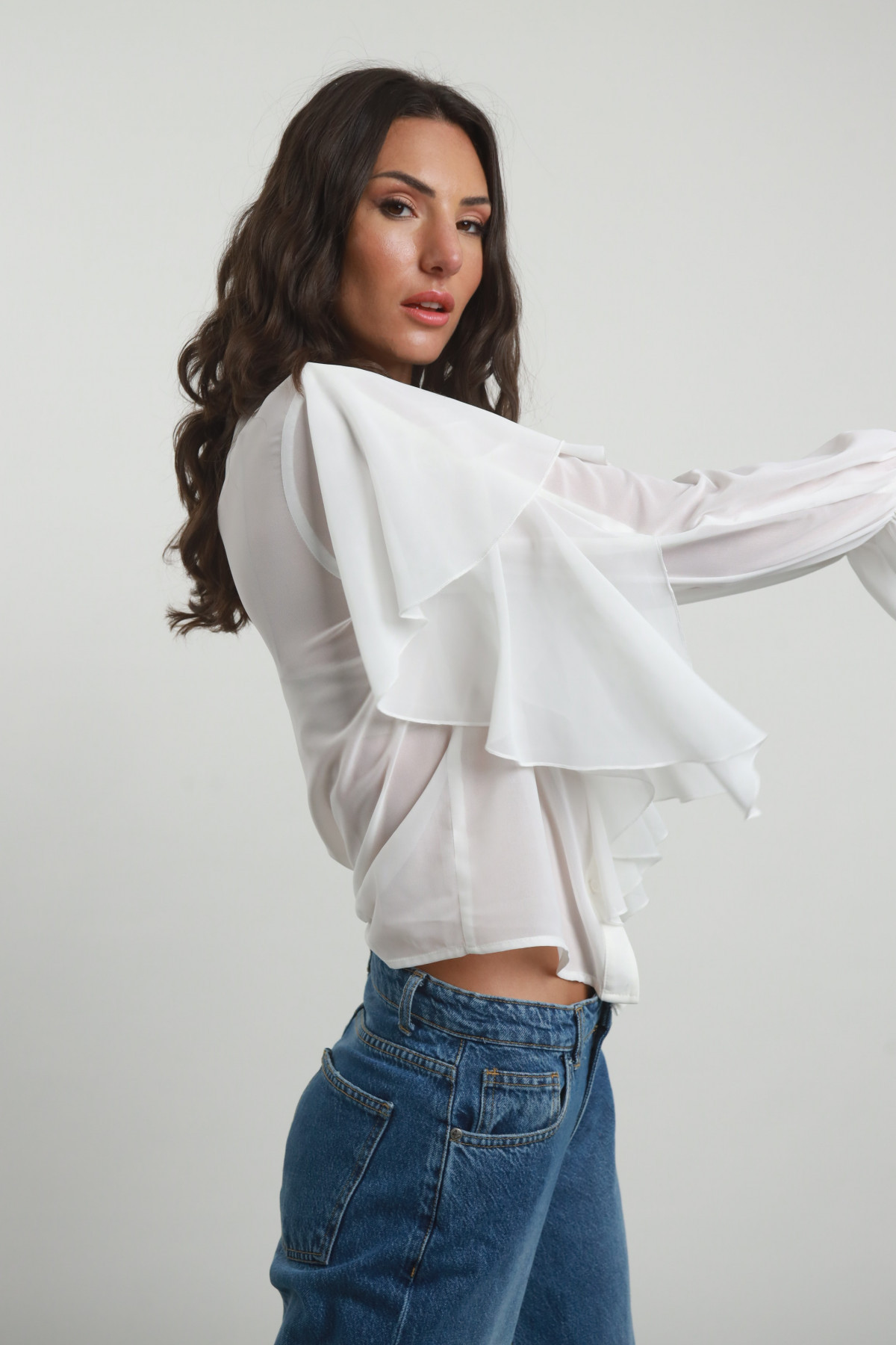 Camicia Volant