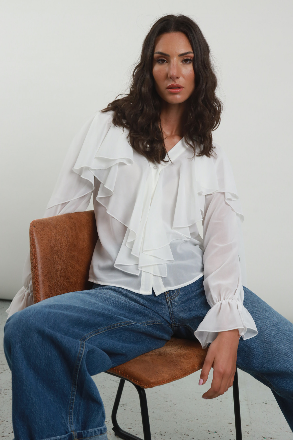 Camicia Volant