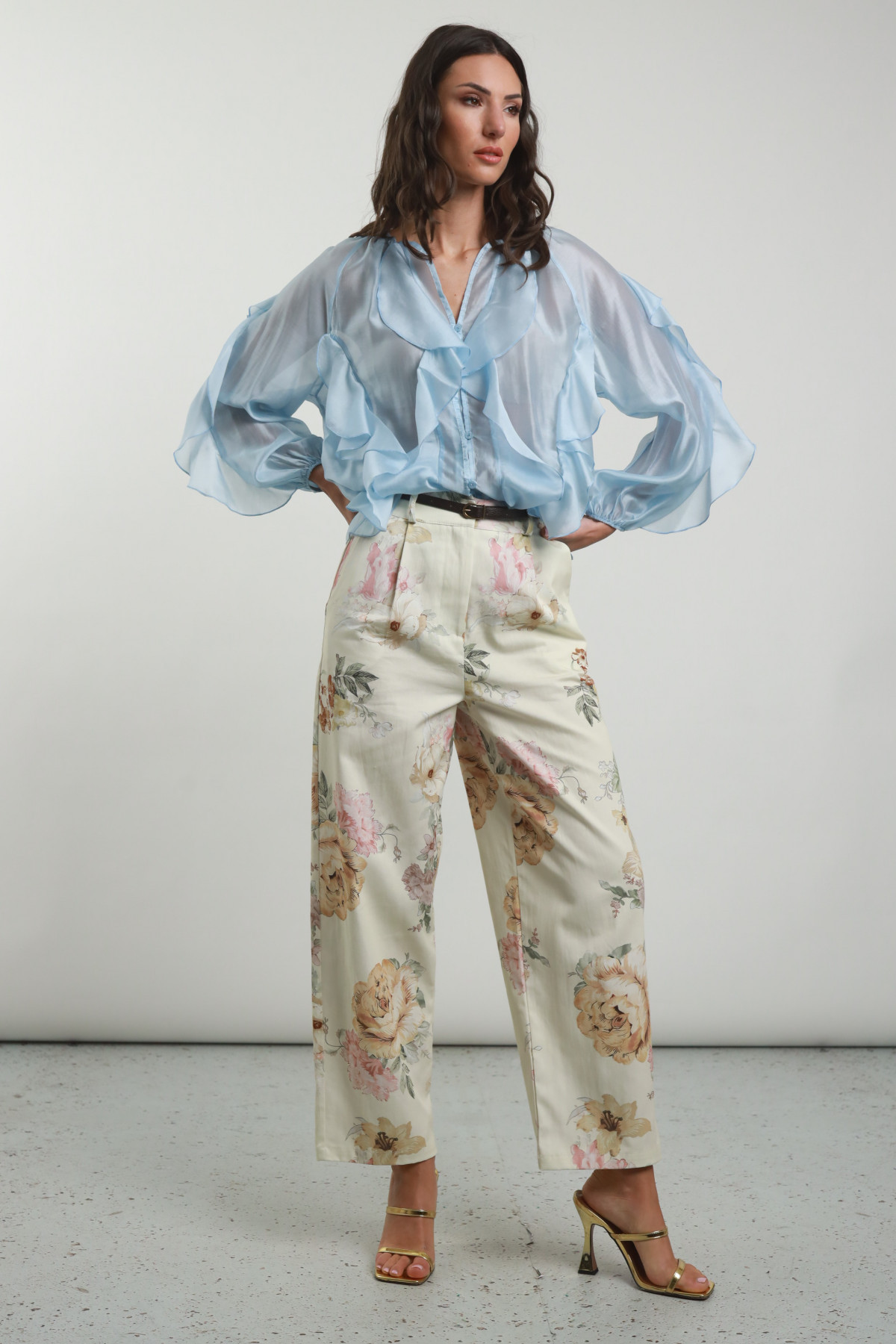 Flower fantasy trousers