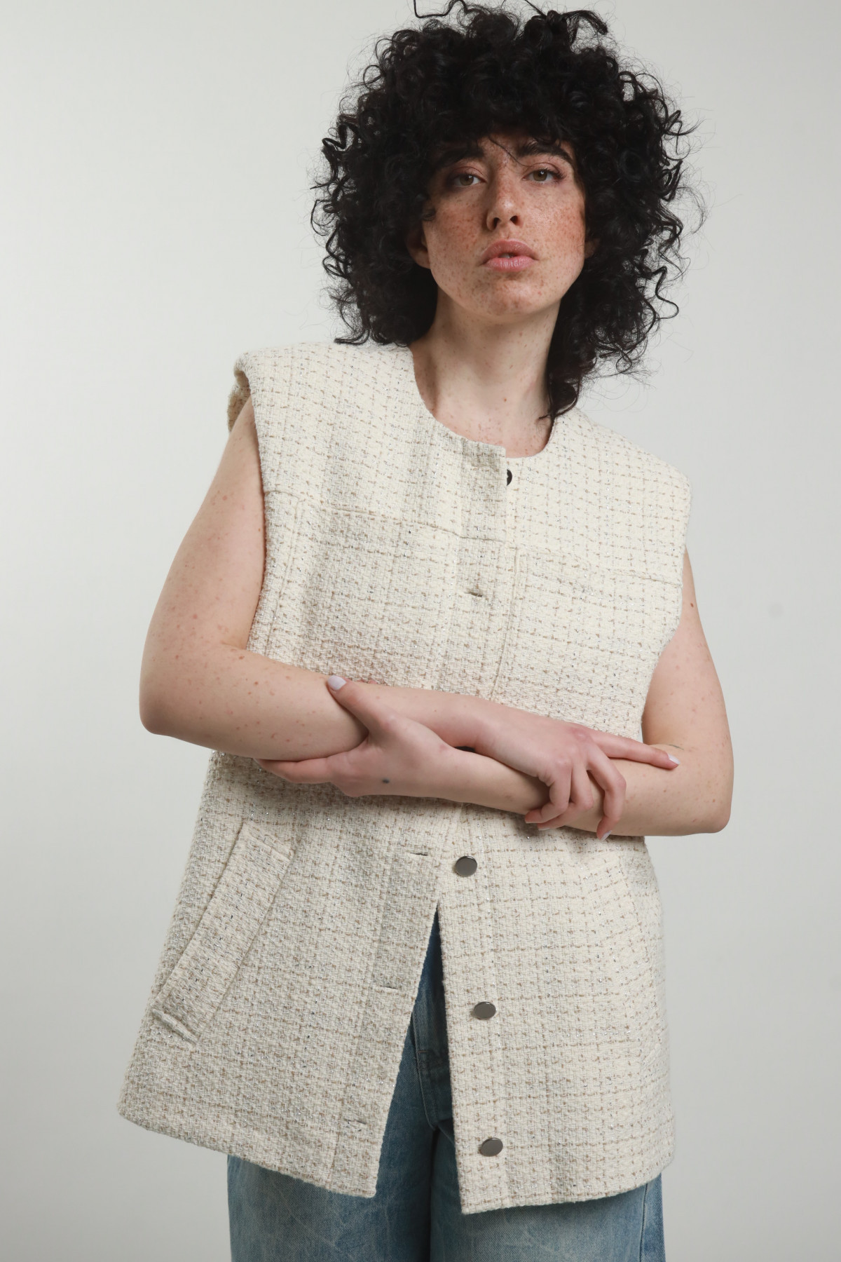 Gilet in Tweed