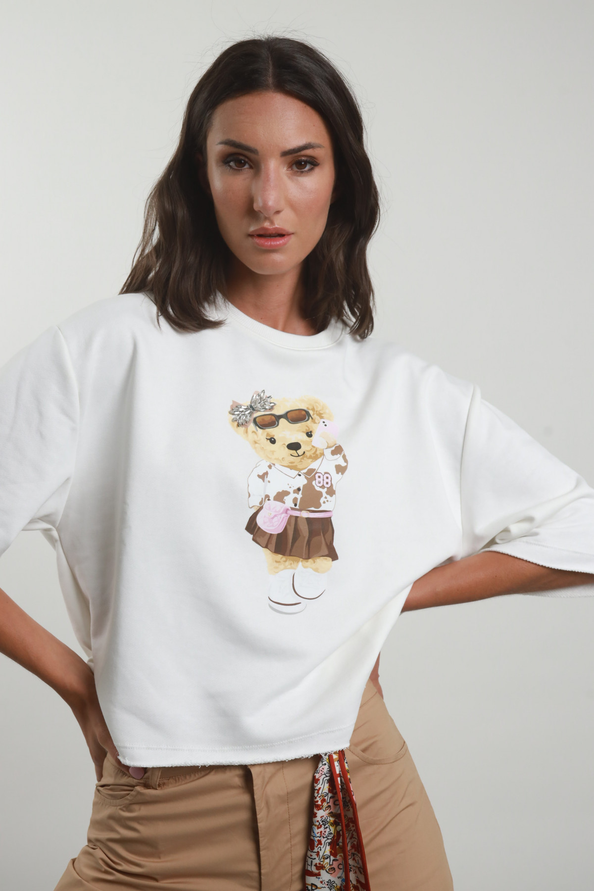 Short sleeve teddy teddy school
