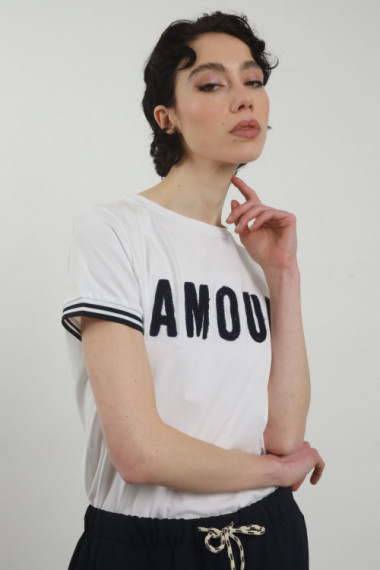 Amour embroidery t-shirt