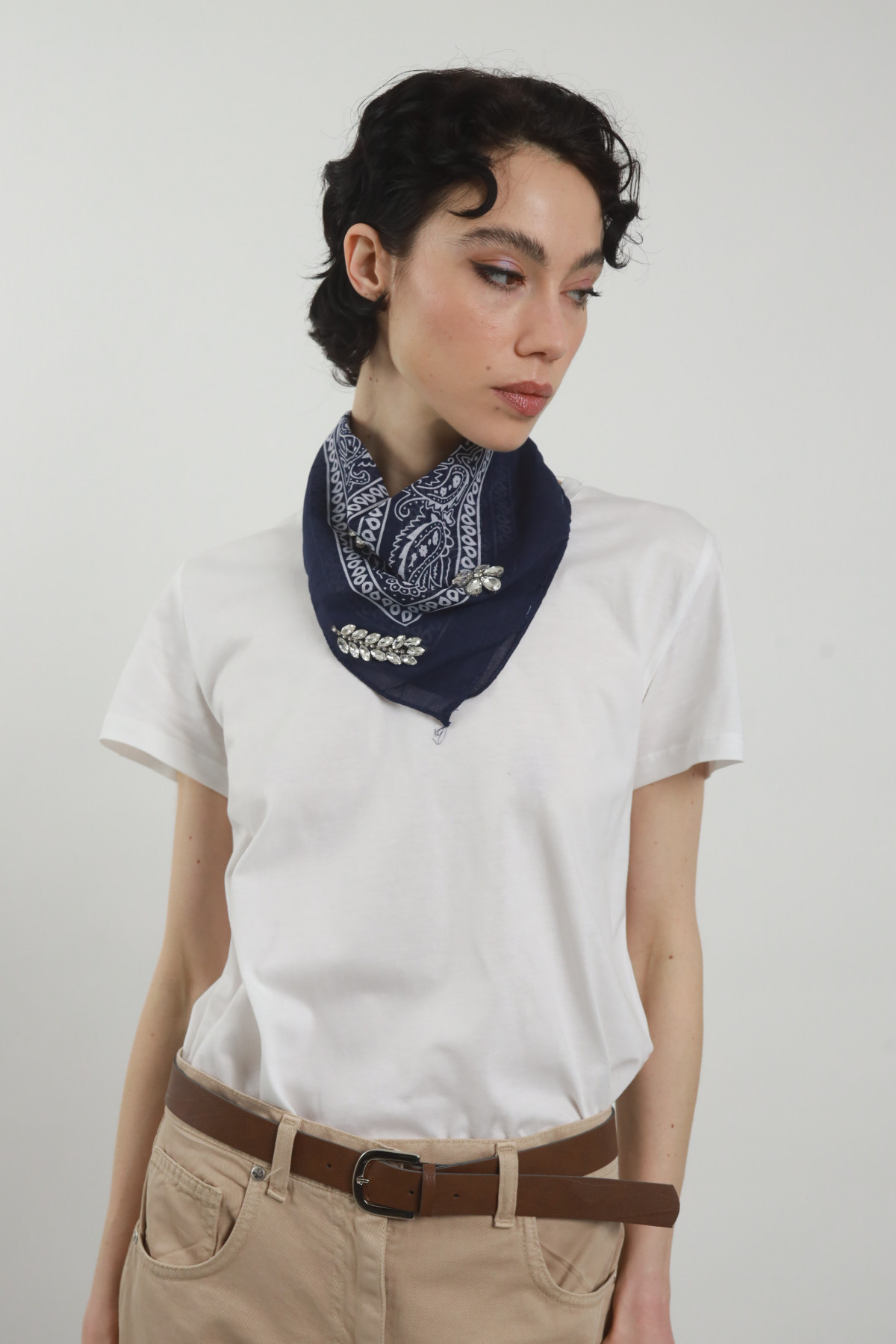 T-shirt with Bandana