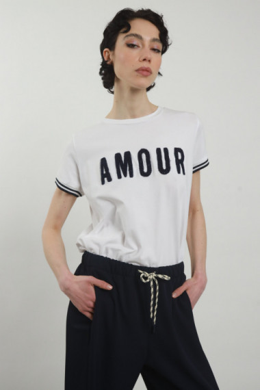 Amour embroidery t-shirt