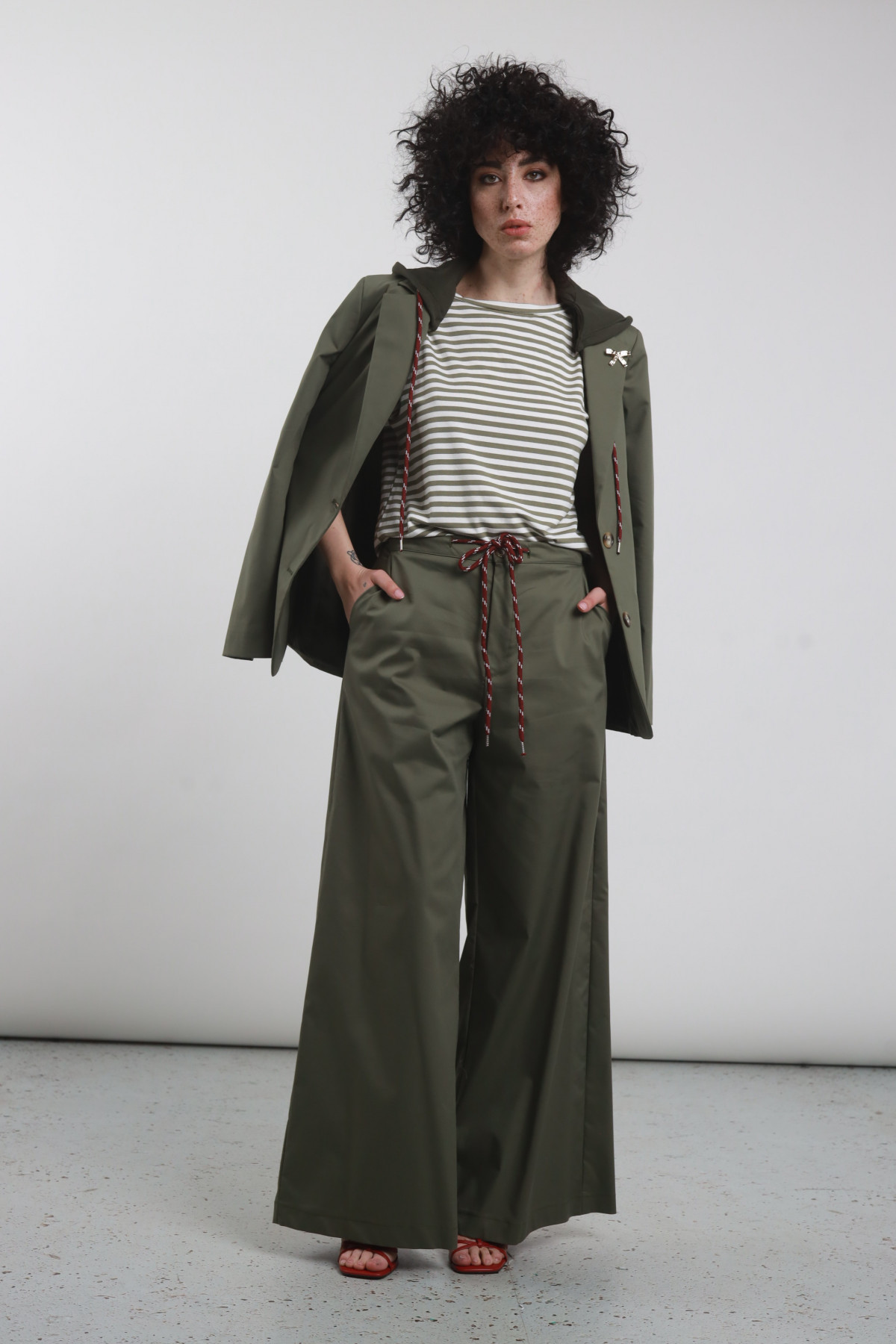 Pantaloni Palazzo con Laccio