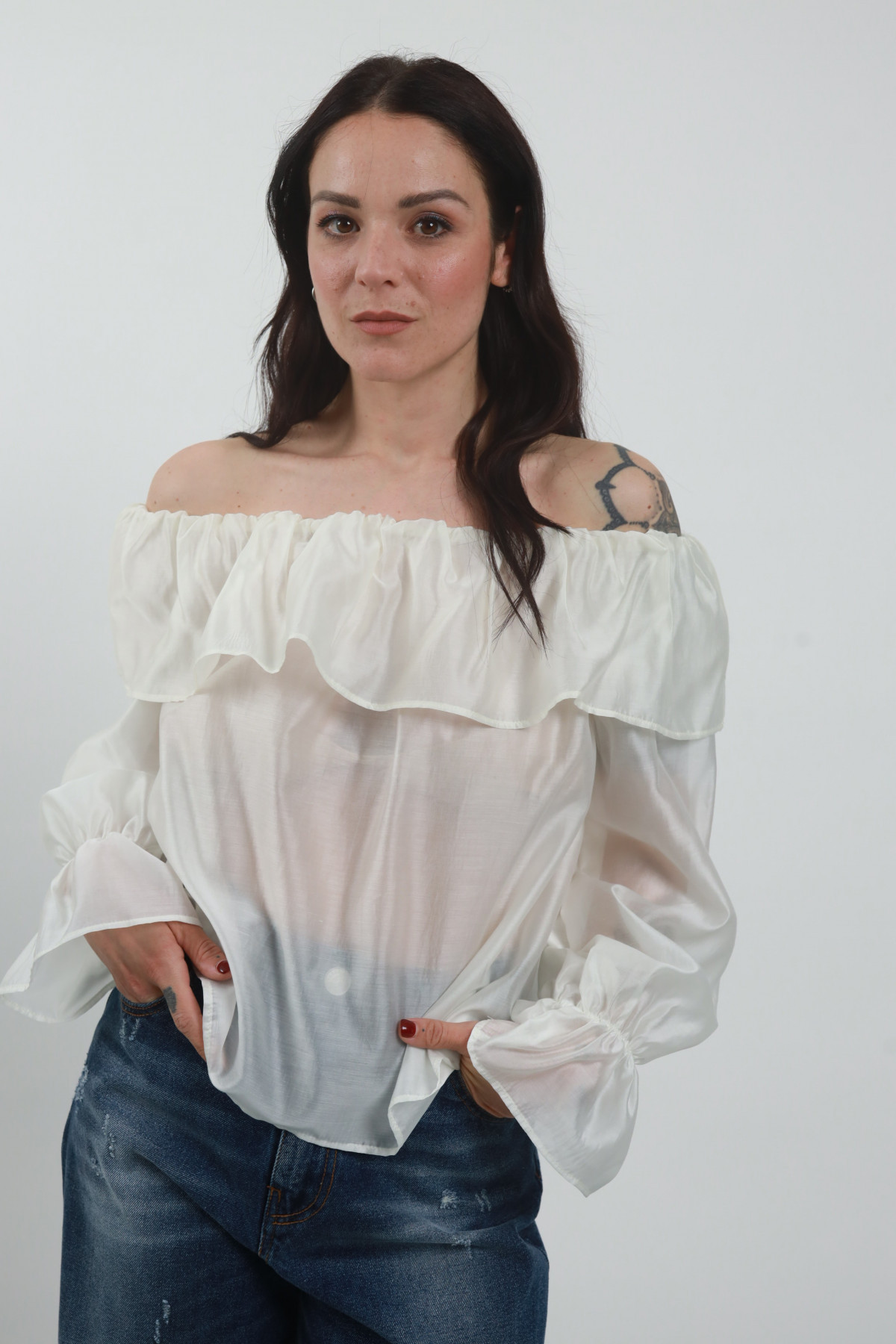 Blusa Spalle Scoperte