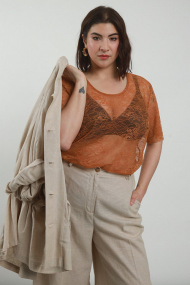 Susy Star - T -shirt lace