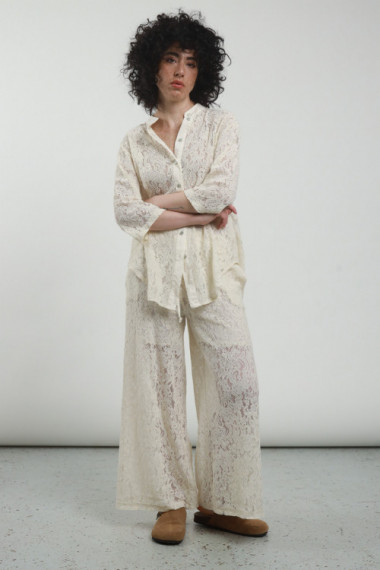 Lace trousers