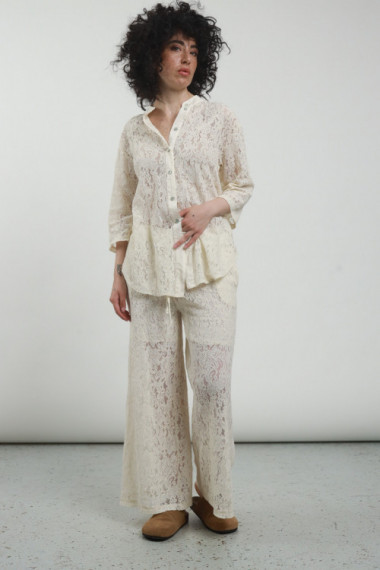 Lace trousers