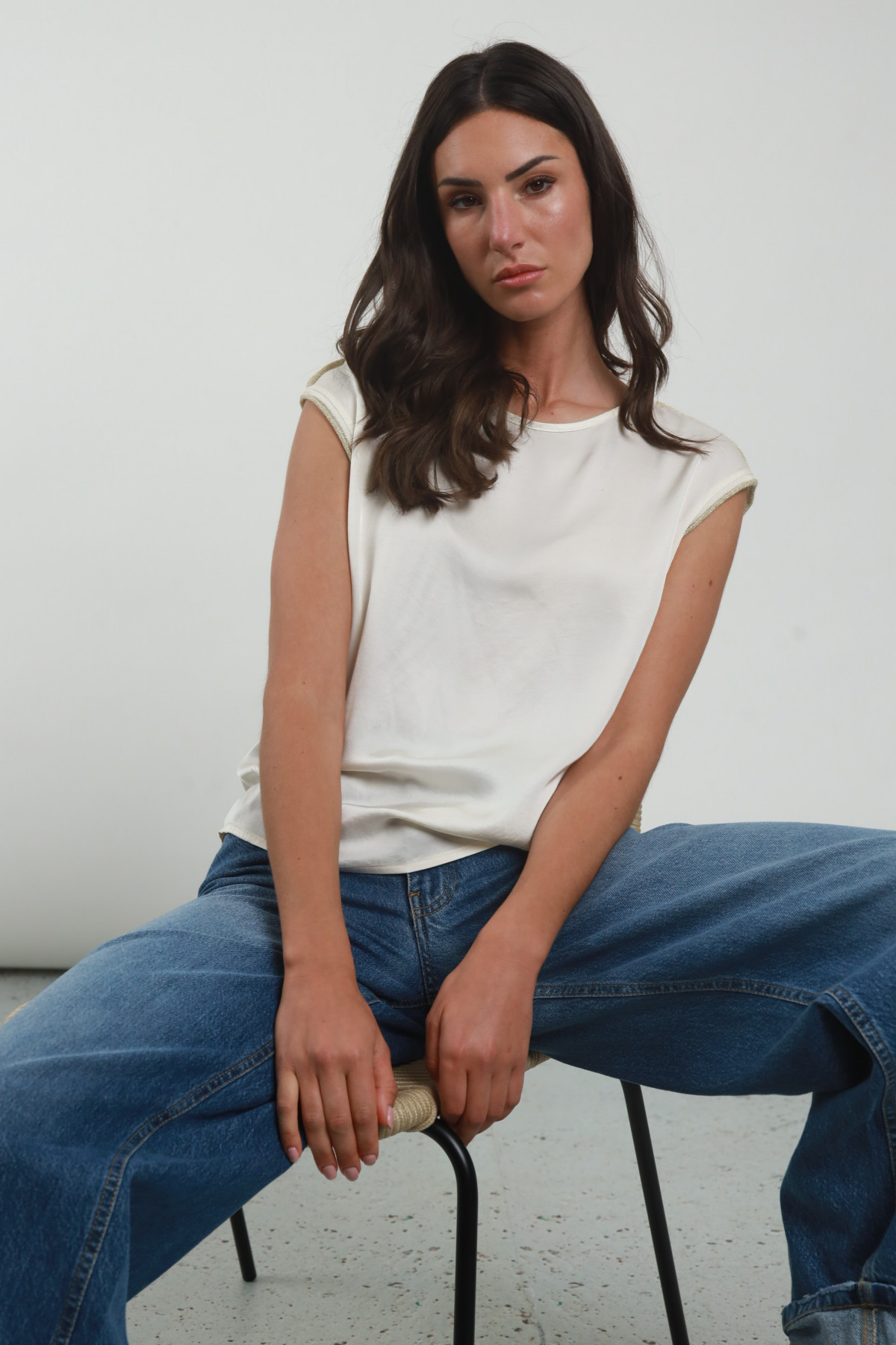 Blusa Dettaglio Lurex
