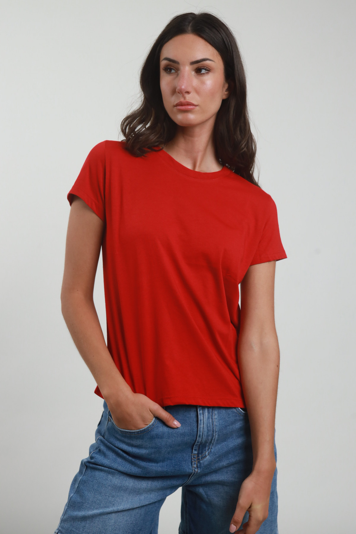 Rundhals-T-Shirt