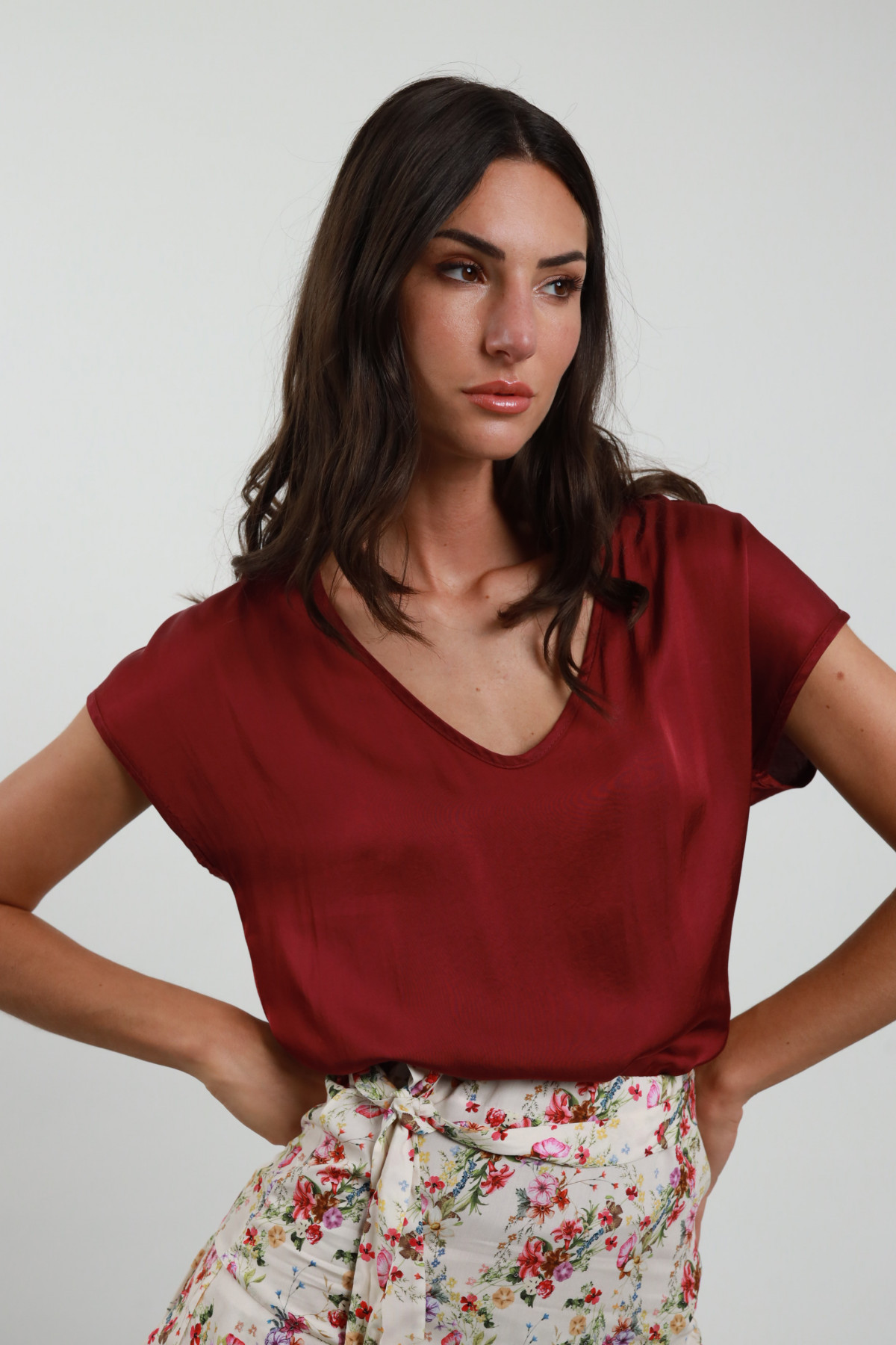 Blusa Scollo V