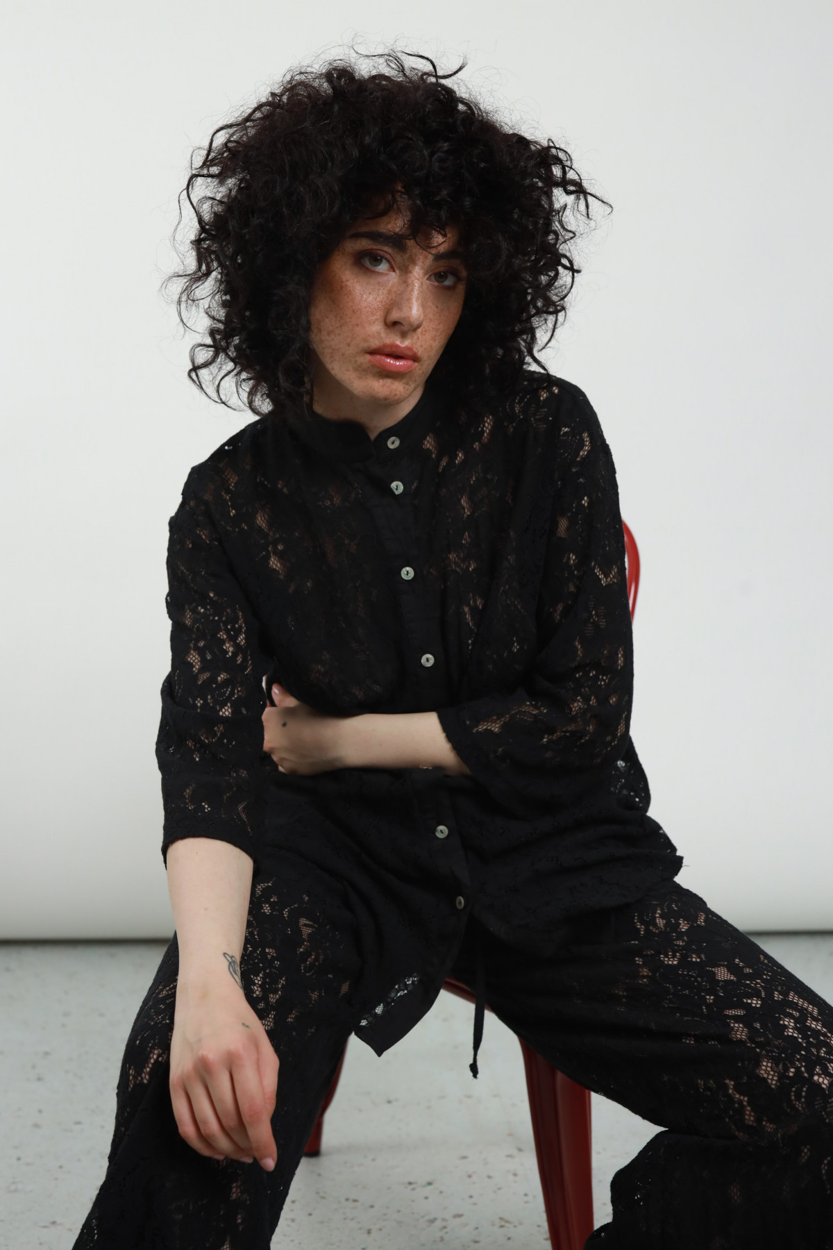 Long lace shirt
