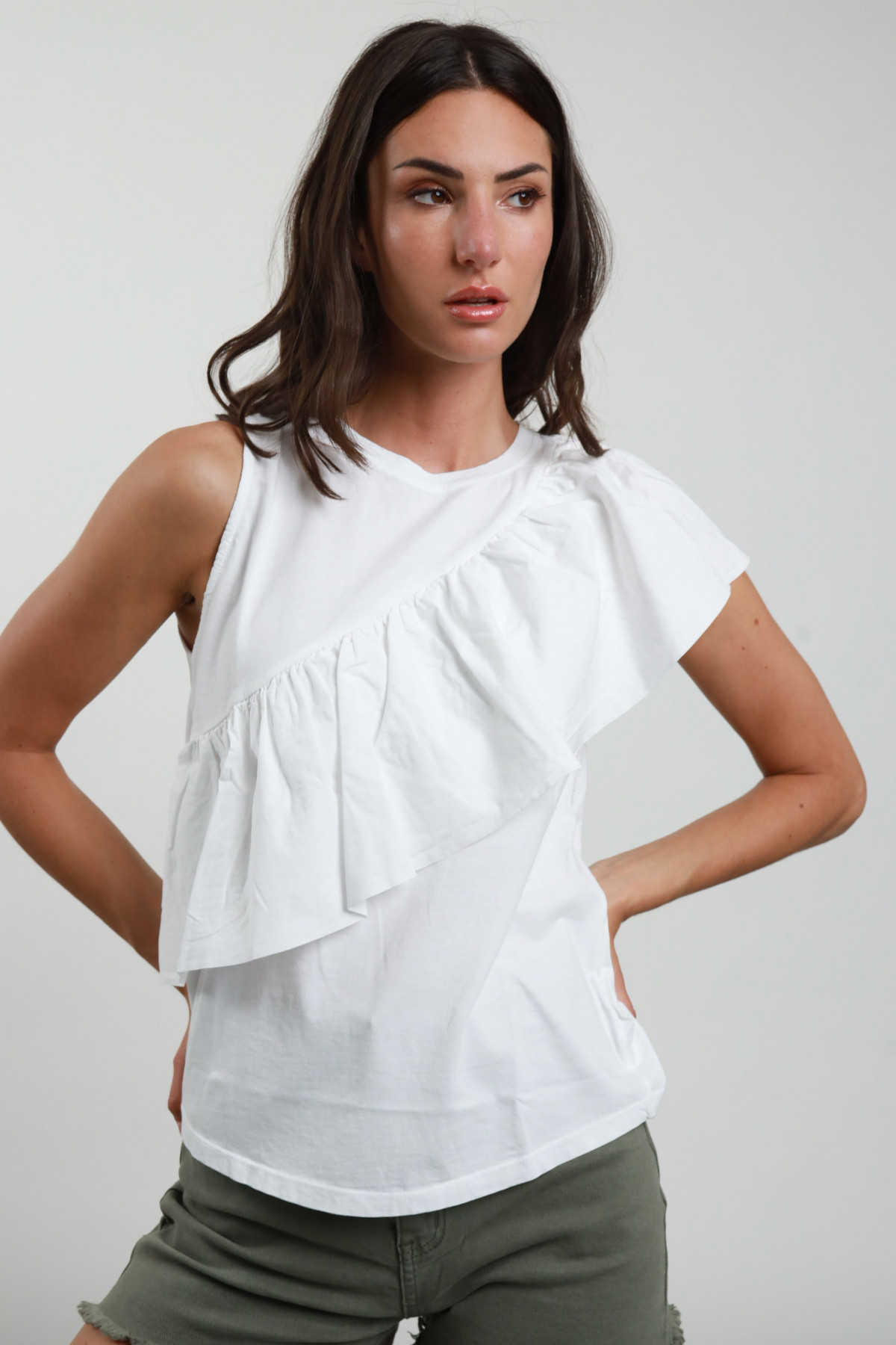 Rouches tank top