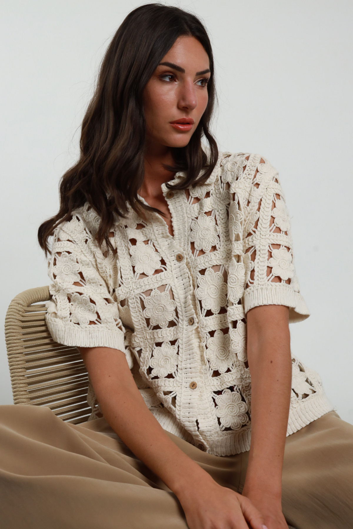 Camicia Crochet