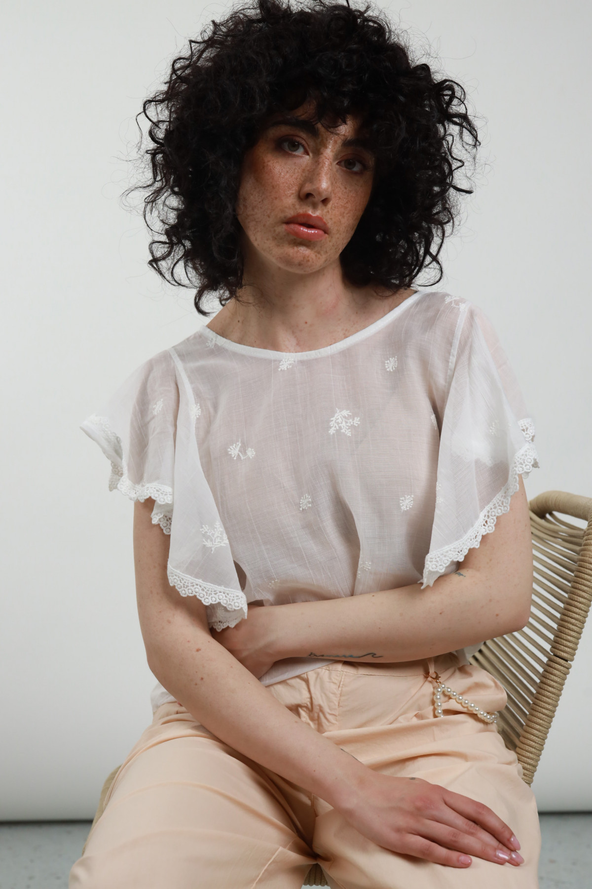 Blusa Ricamata