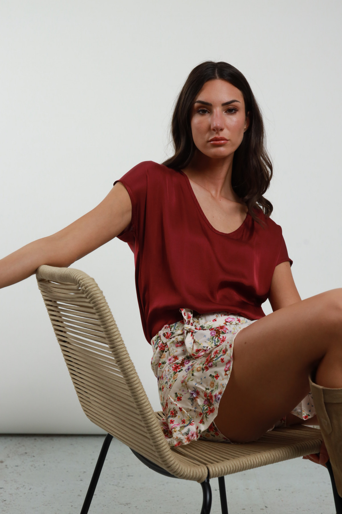 Blusa Scollo V