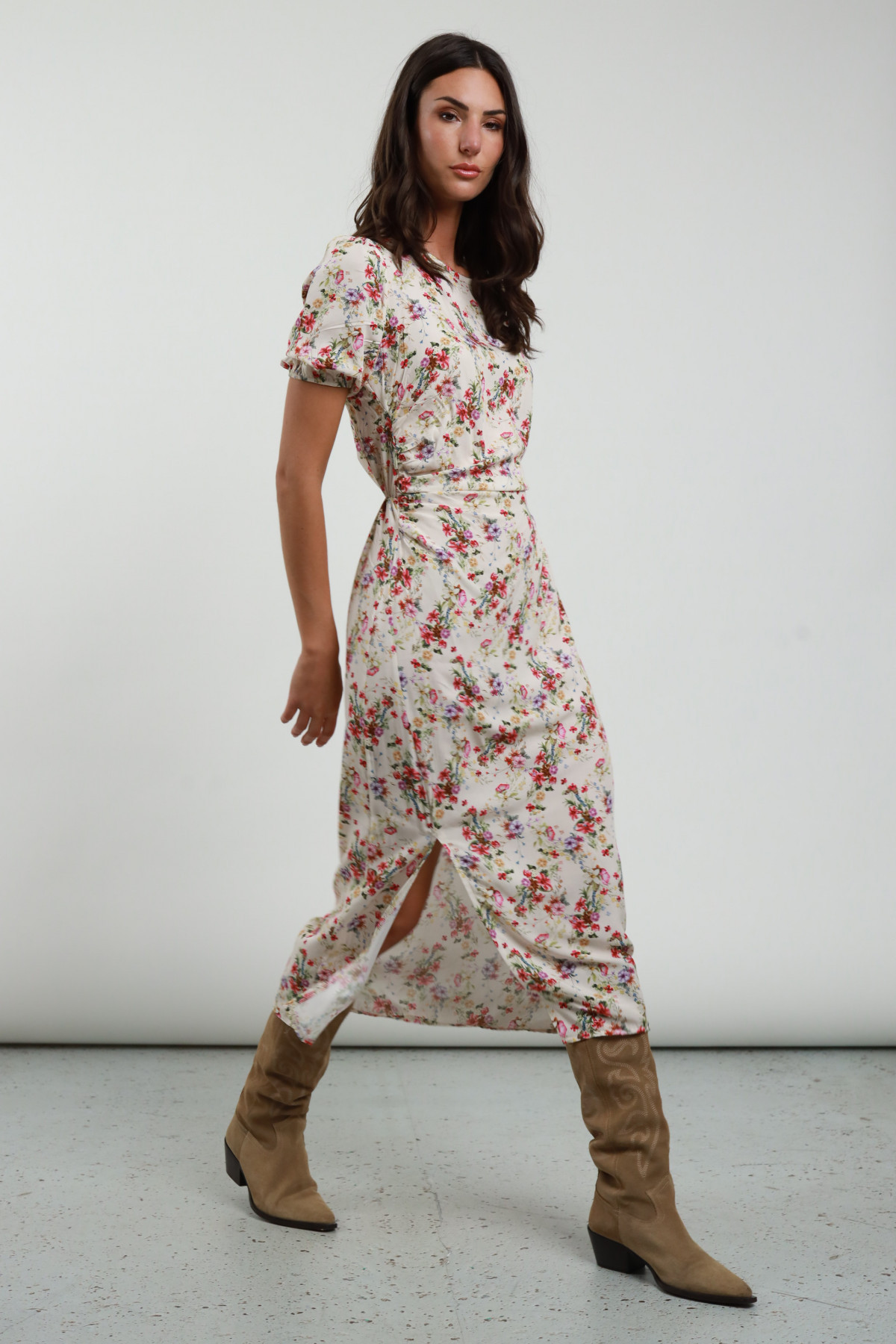 Abito Midi Fiori