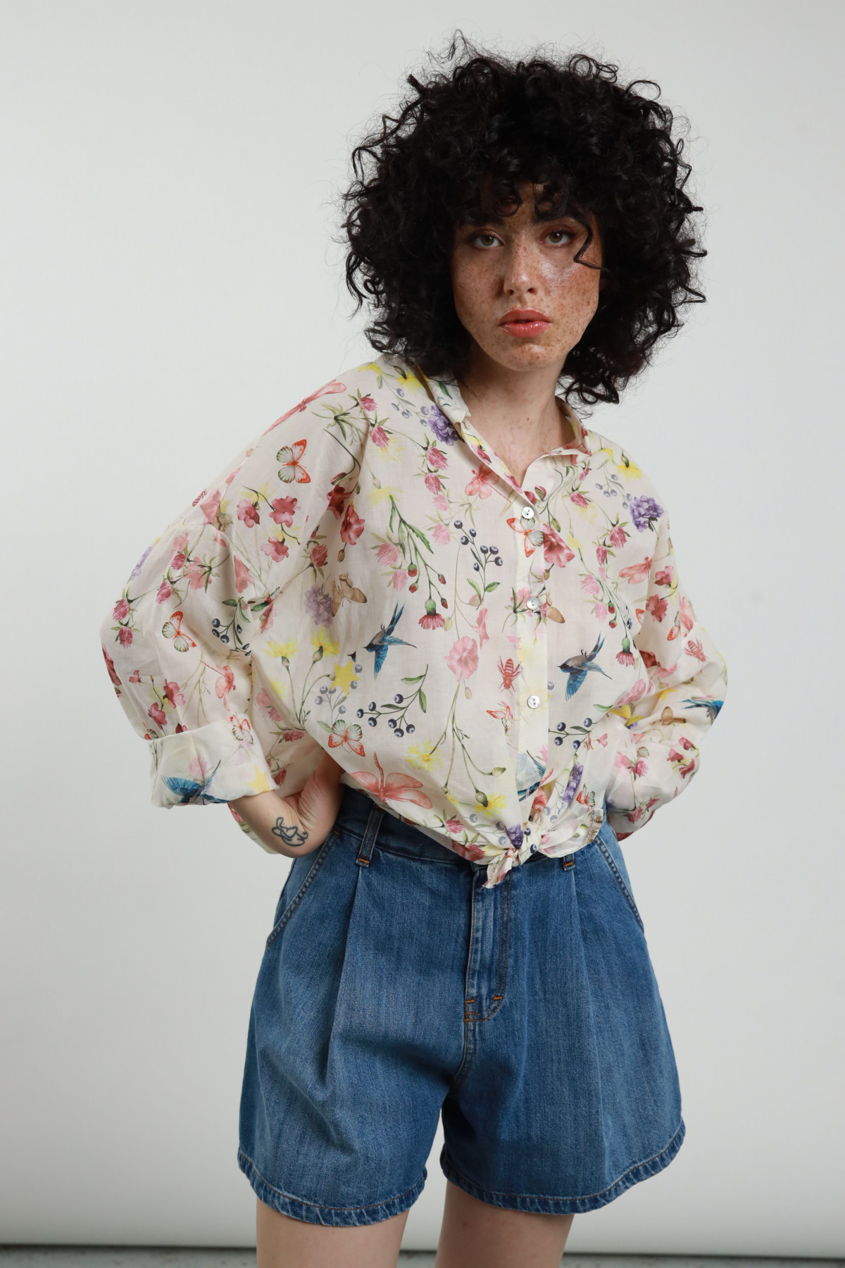 Camicia nodo 100%co