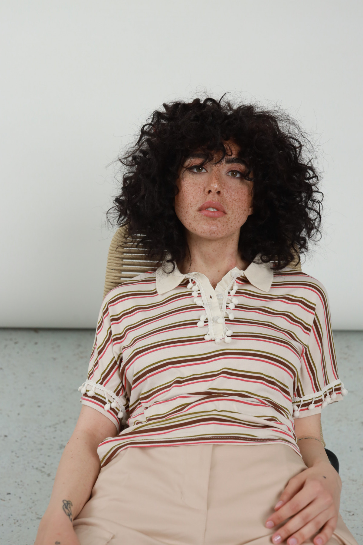 Rigata Polo T-Shirt