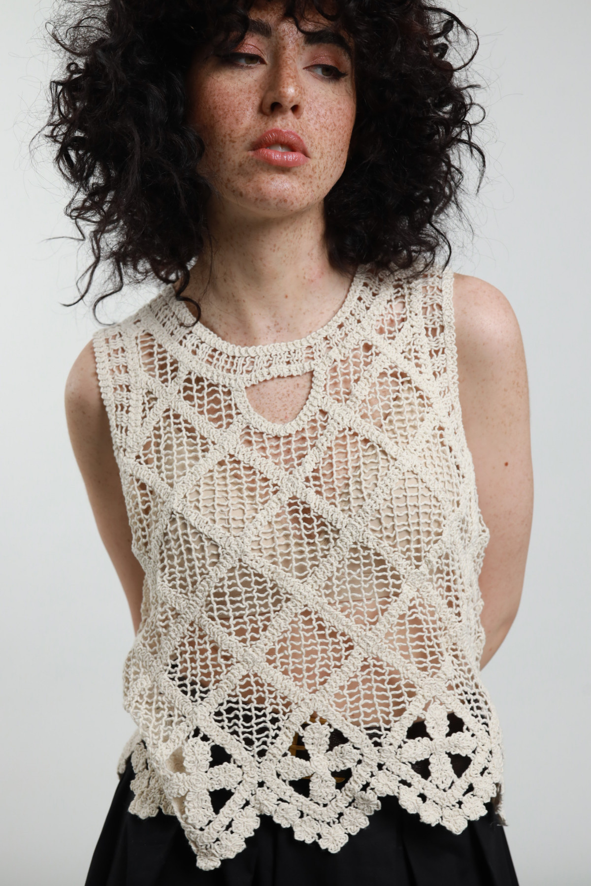 Turnful Crochet tank top