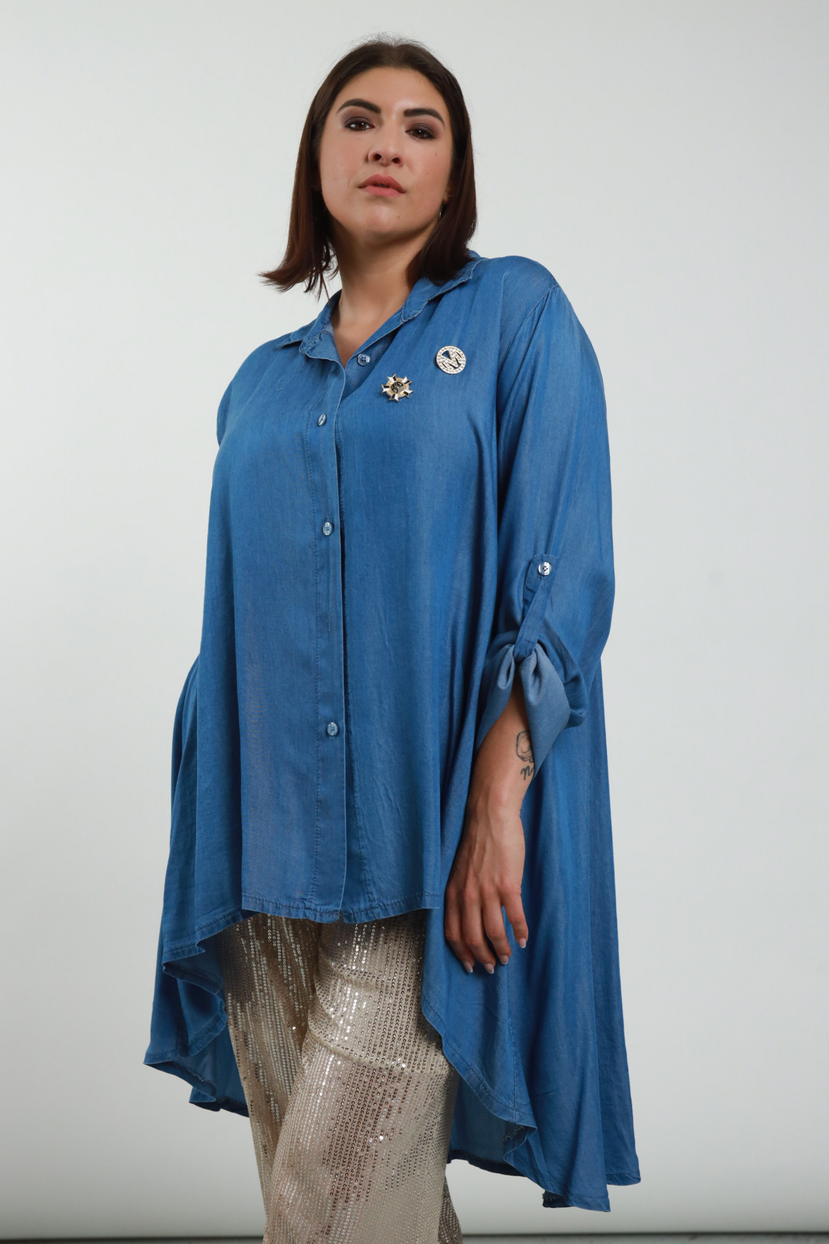 SUSY STAR - Camicione Chambray