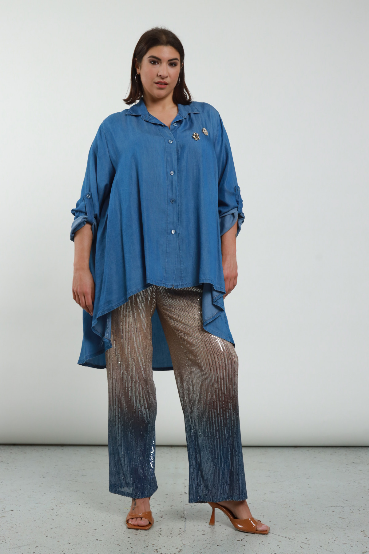 SUSY STAR - Pantaloni Paillettes