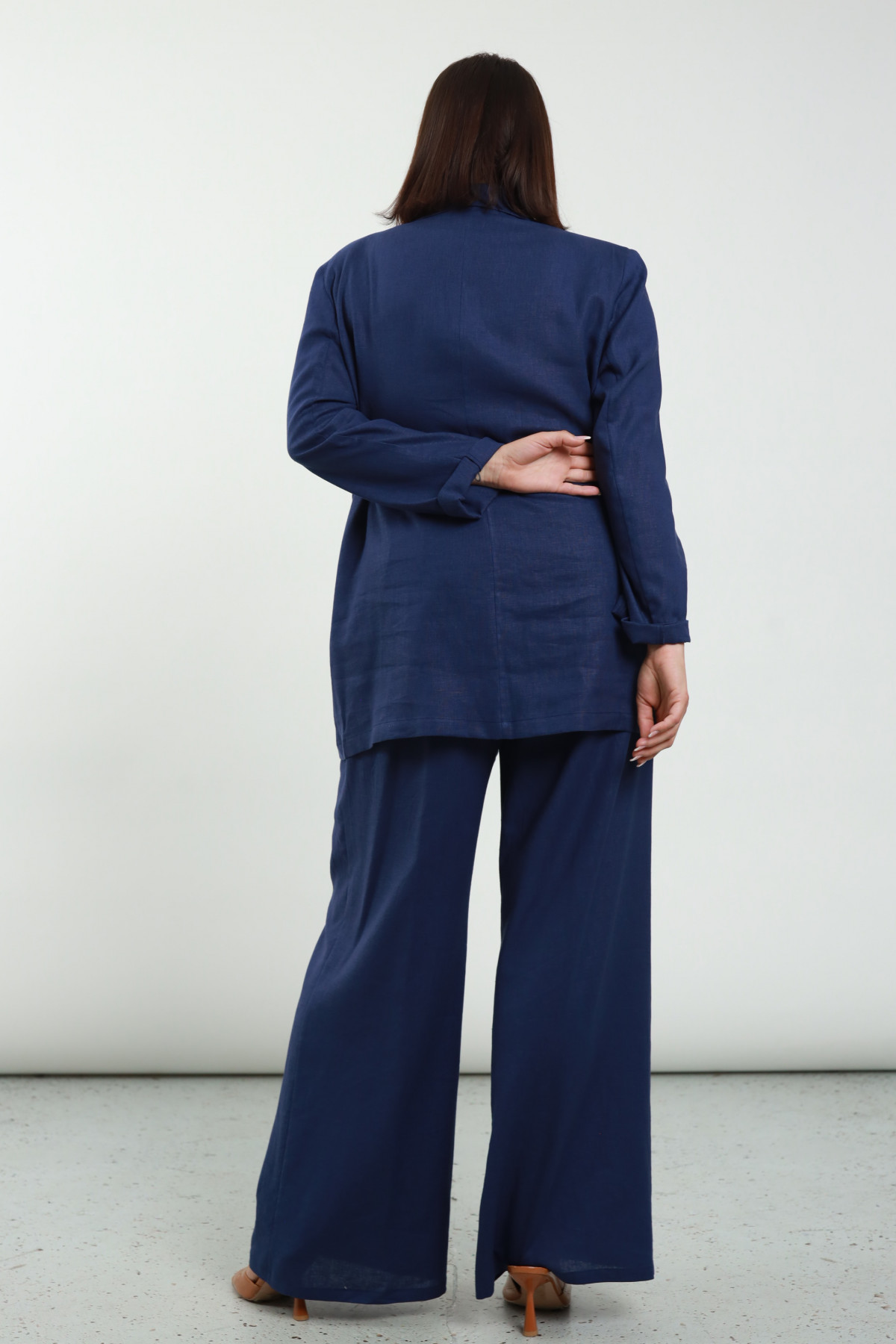 SUSY STAR - Pantaloni Misto Lino