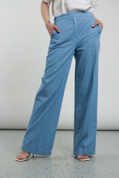 Pantaloni Chambray