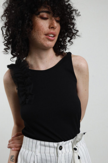 Tüll -Tanktop