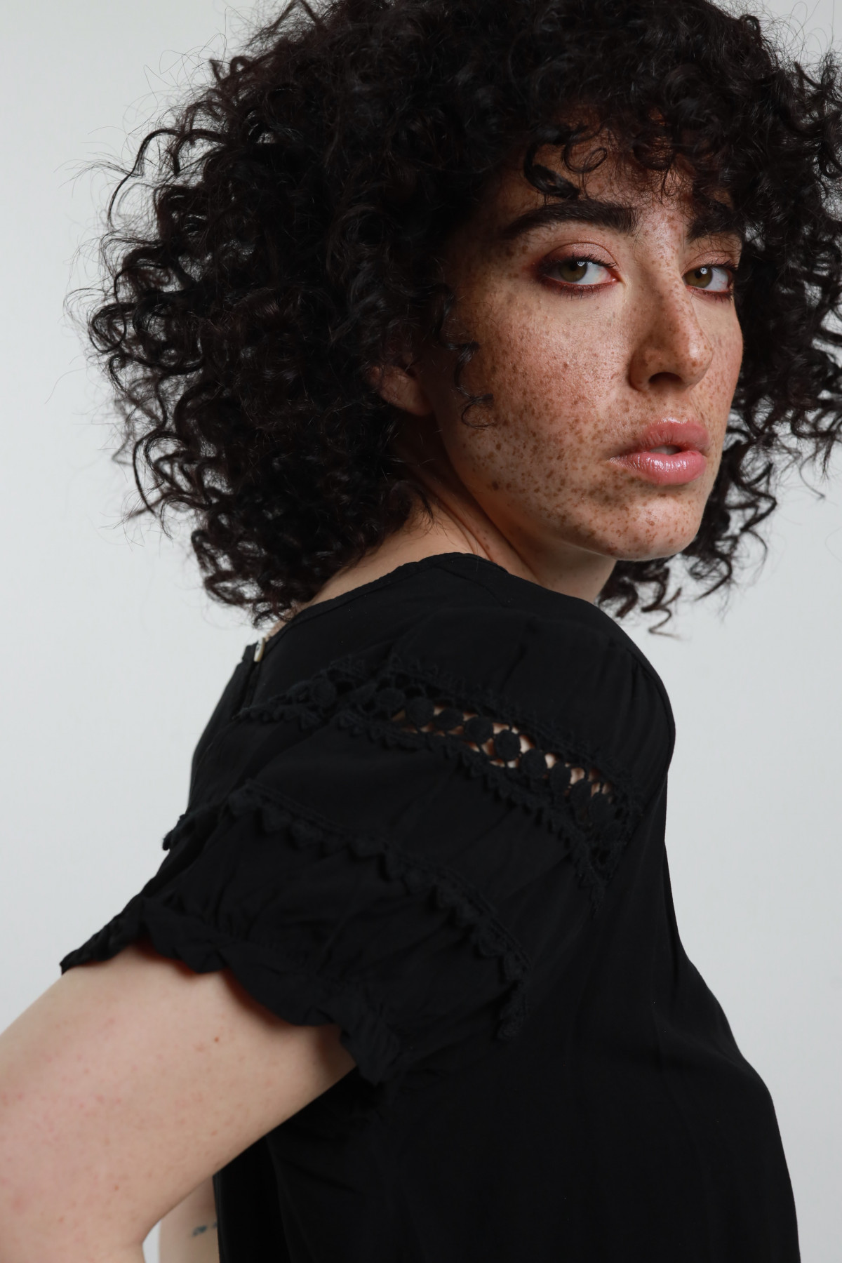 Blusa Dettaglio Crochet