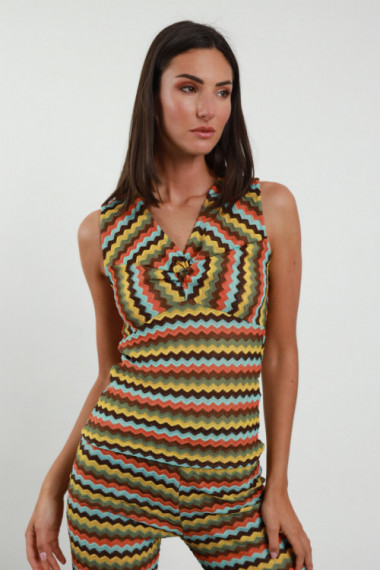 Top Nodo Multicolor