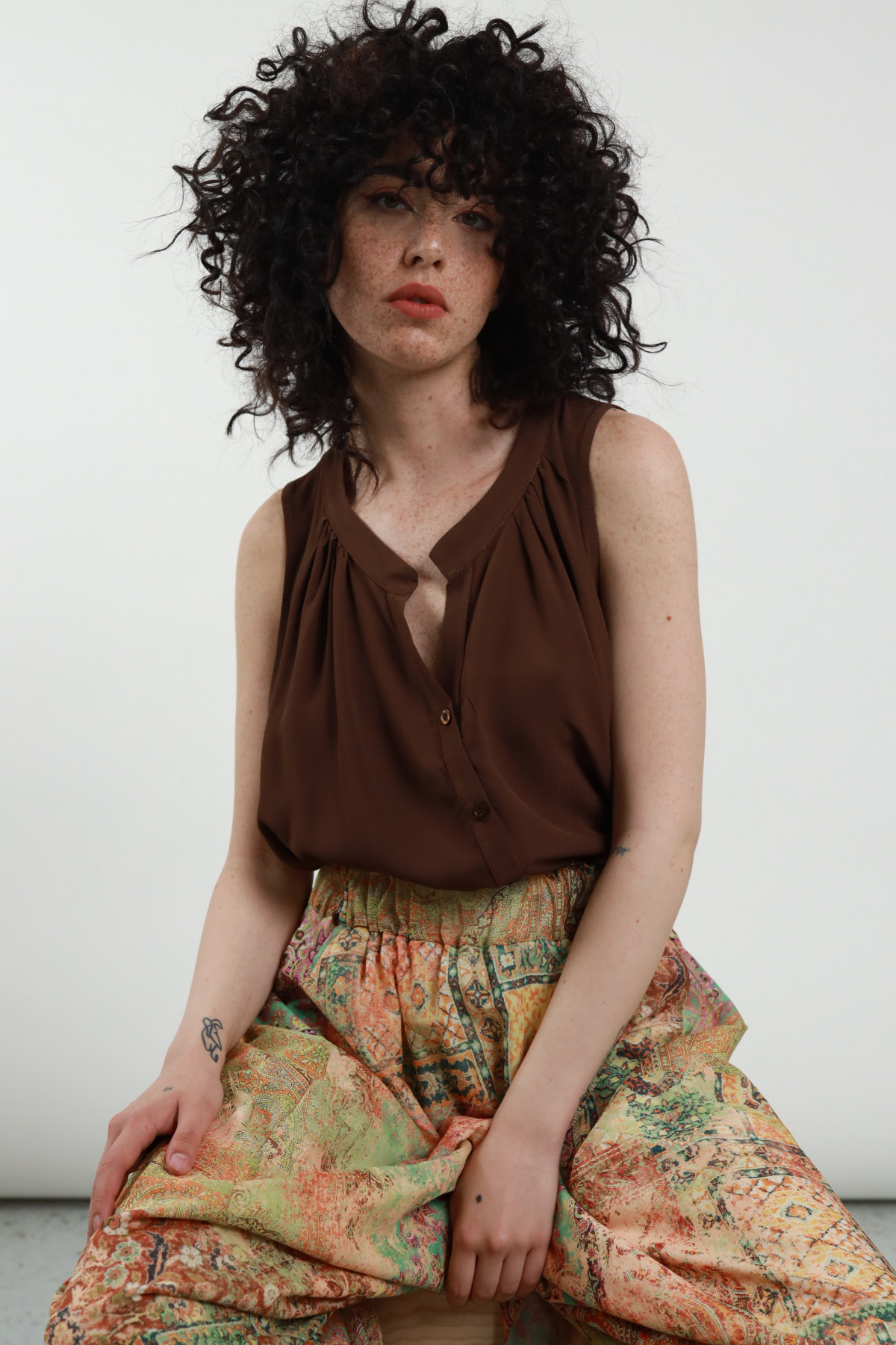 Camicia Scollo Coreana