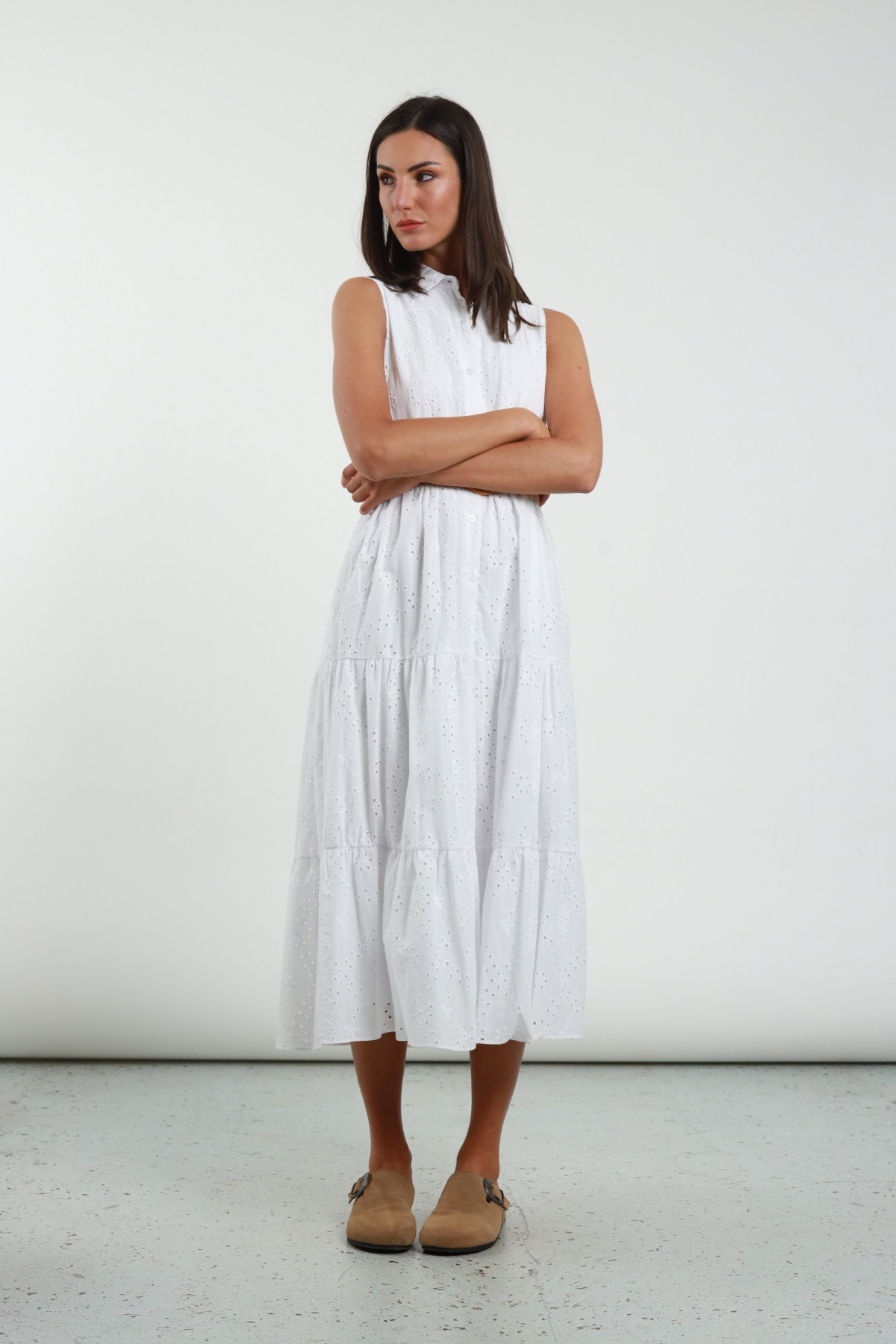 Sangallo schließte Kleid