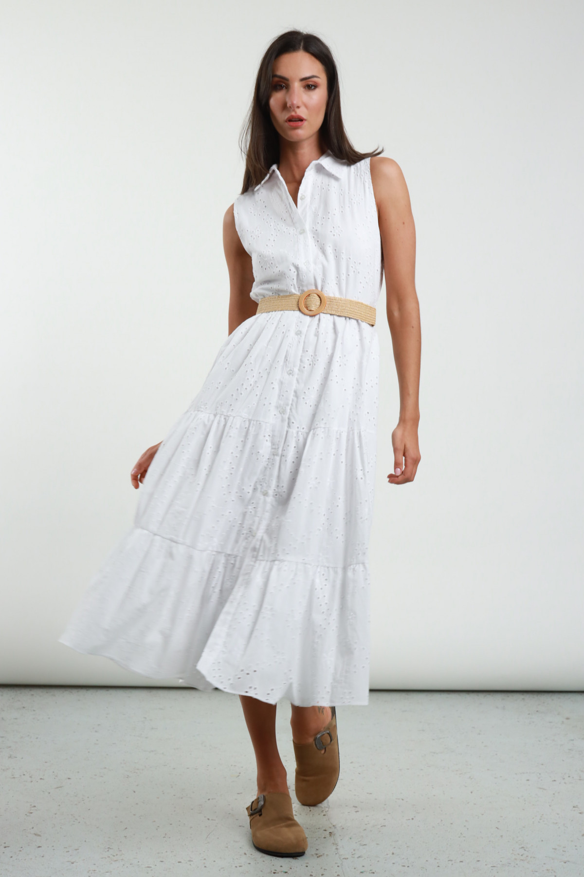 Sangallo schließte Kleid