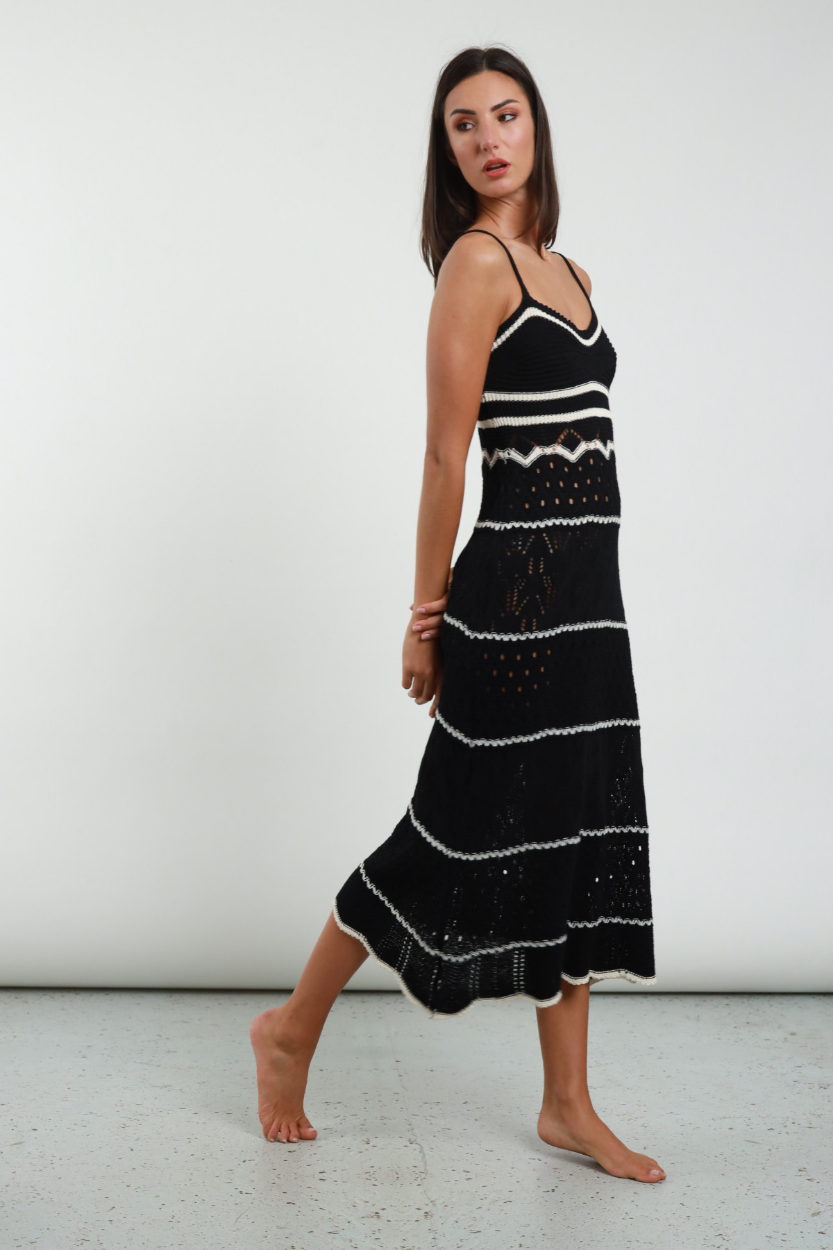 Abito in Maglia Crochet