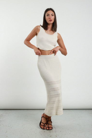 Completo in Maglia Crochet
