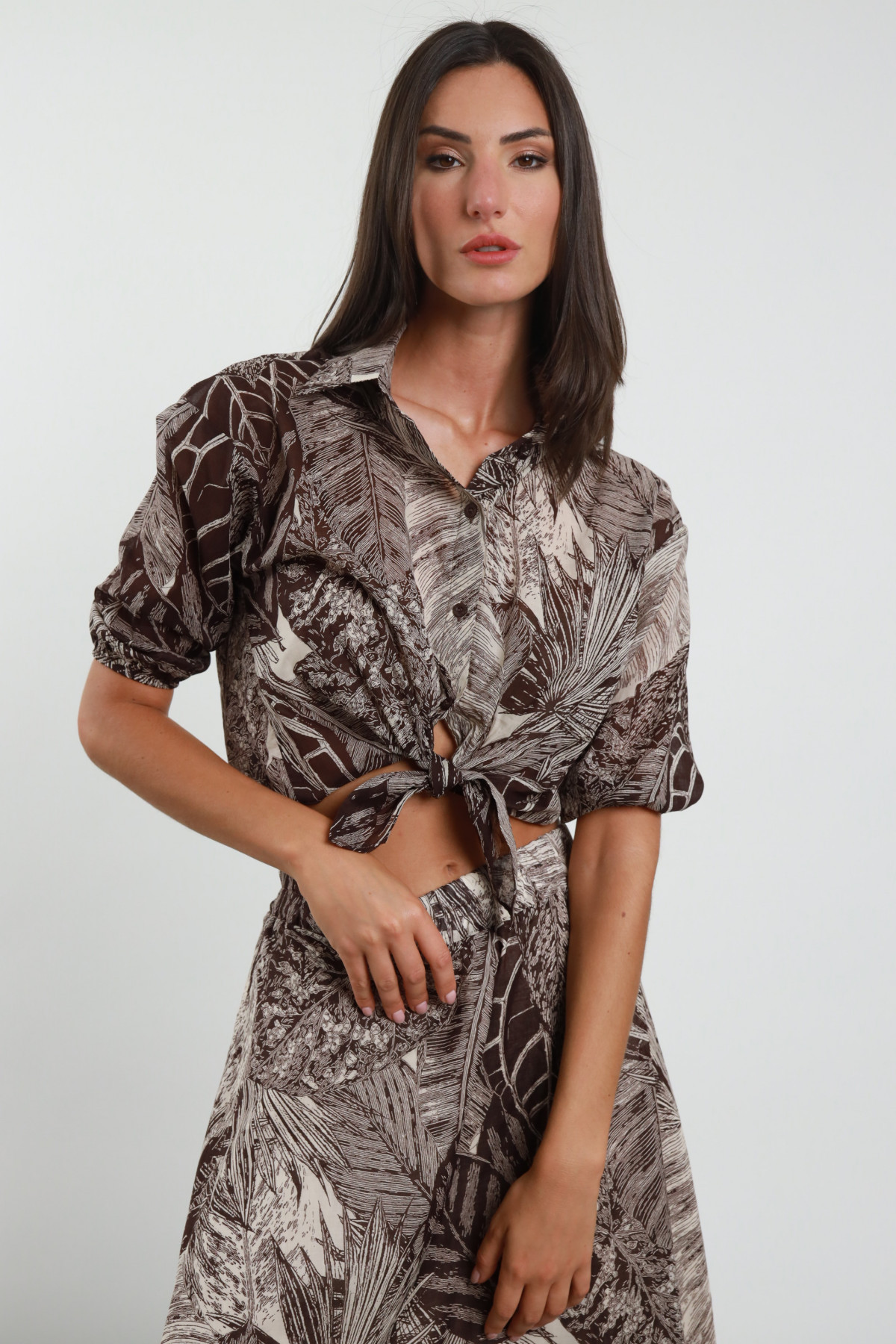 Camicia Fantasia con Nodo