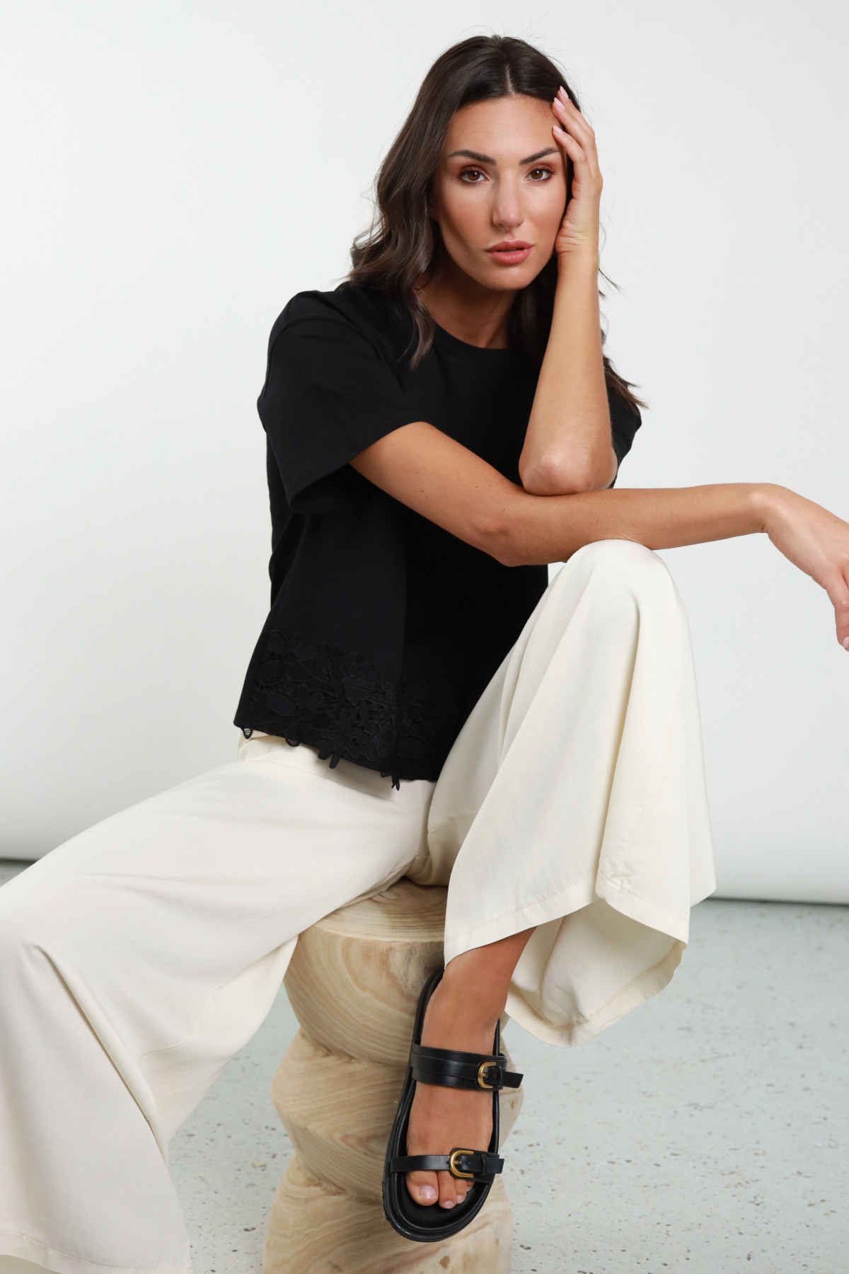 T-shirt Macramè
