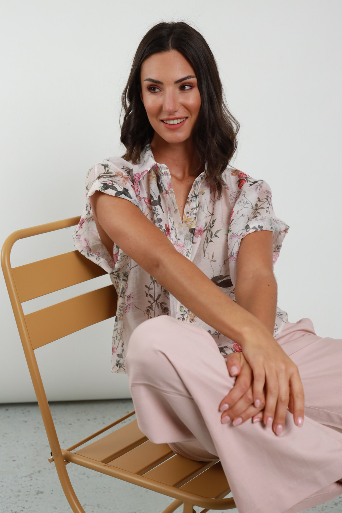 Camicia Fantasia Fiori