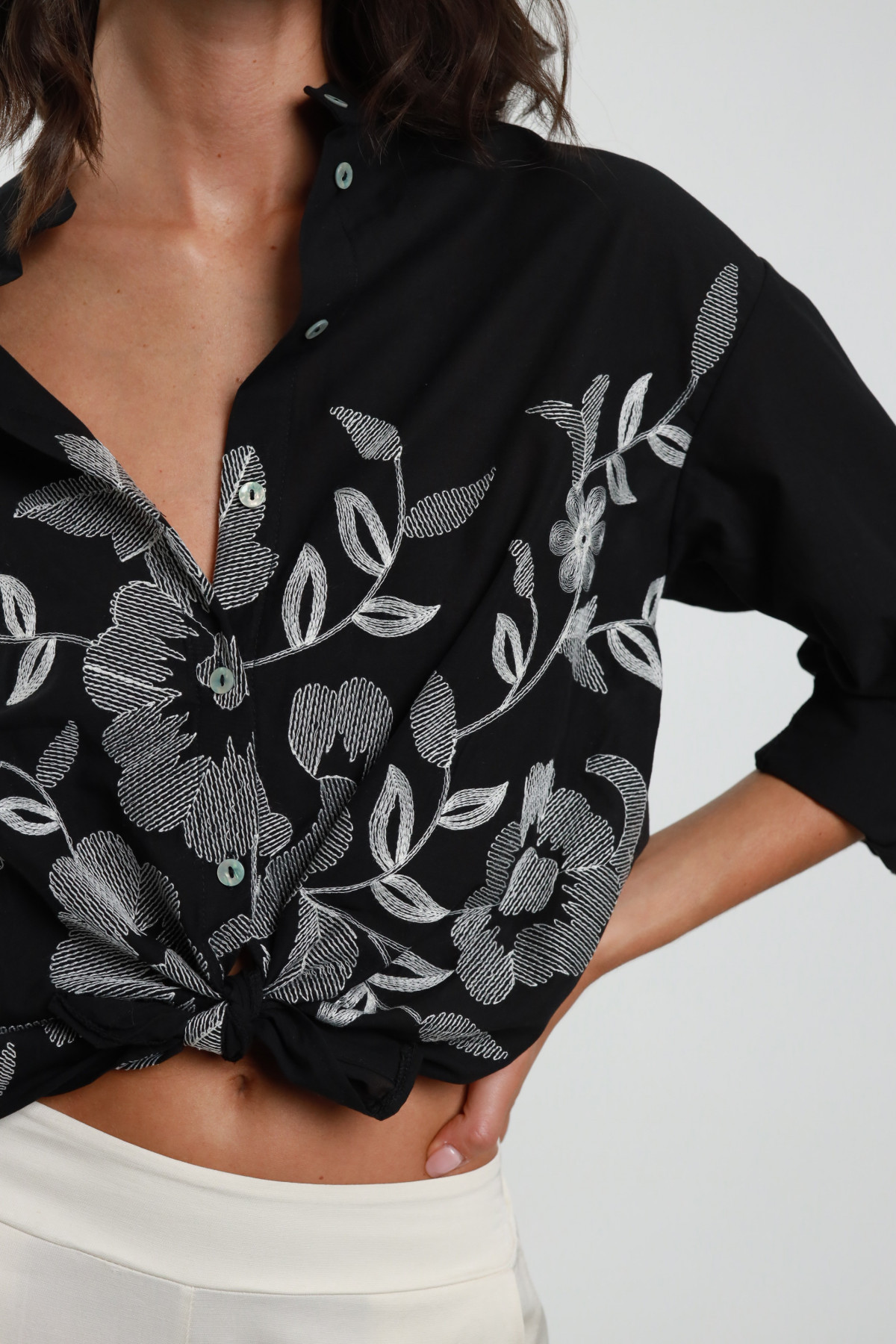 Camicia Ricamo