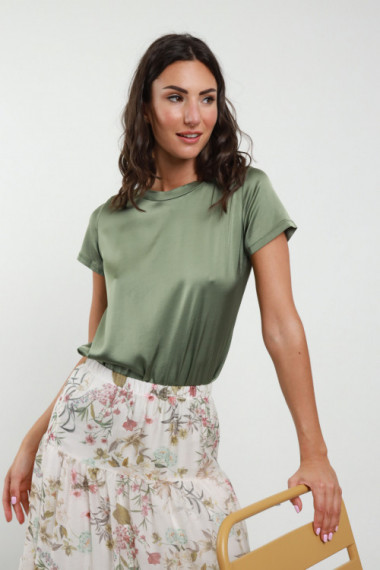 Blusa Maniche Corte