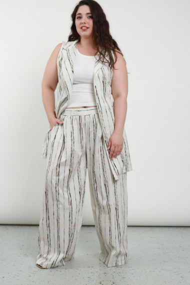 Susy Star - Pantalone Palazzo Fantasia